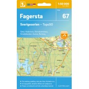 67 Fagersta Sverigeserien 1:50 000